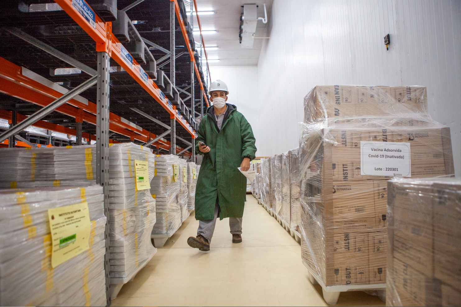 Butantan entrega 1,8 milhão de doses da CoronaVac ao Ministério da Saúde para vacinação de crianças no país