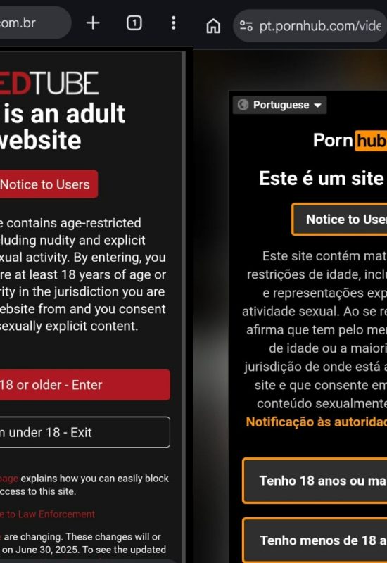 ECA Digital: sites pornôs seguem sem checar idade, e redes tentam adivinhar faixa etária
